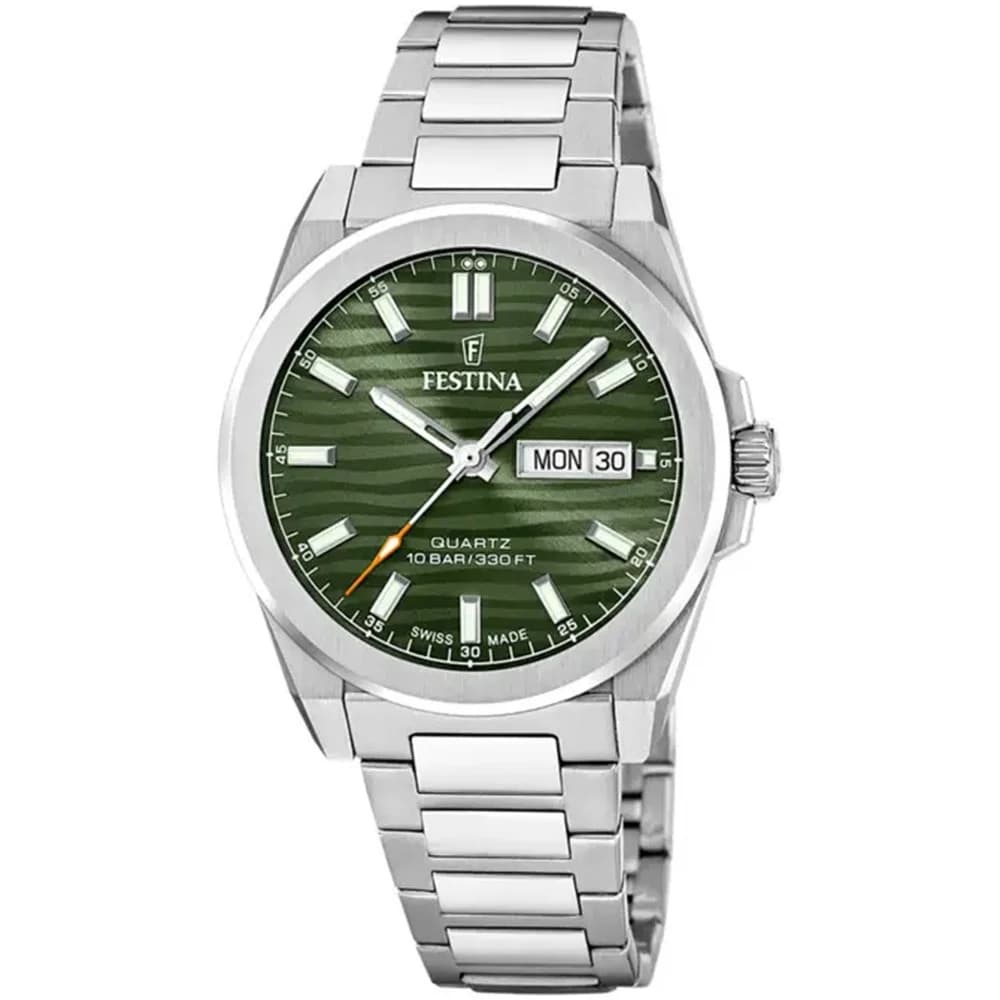 Festina Montre Festina en Acier Argenté