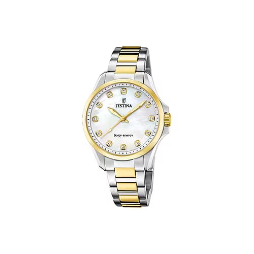 Festina Montre Femme FESTINA SOLAR ENERGY en Acier Bicolore