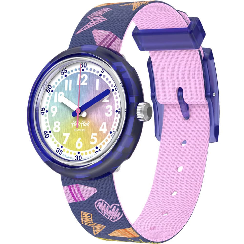Flik Flak Montre Flik Flak en Plastique Violet