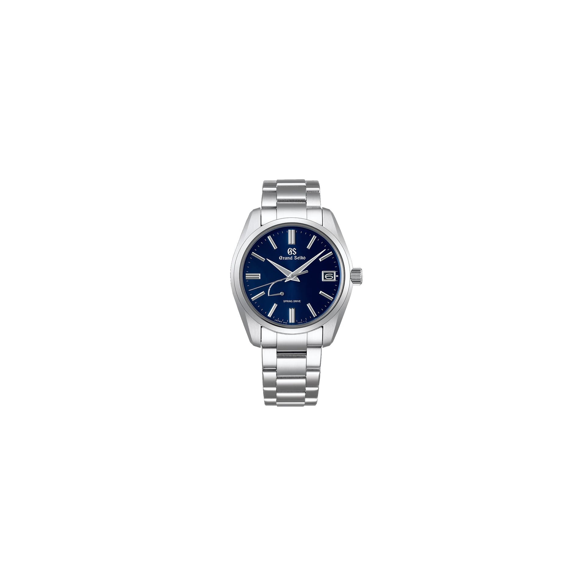 Grand Seiko Montre Grand Seiko Heritage Spring Drive cadran bleu bracelet acier 40 mm