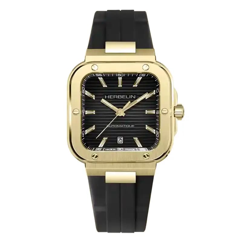 Michel Herbelin Montre Herbelin Cap Camarat Square Automatic Homme Automatique Plongée - 1646P1N14CA