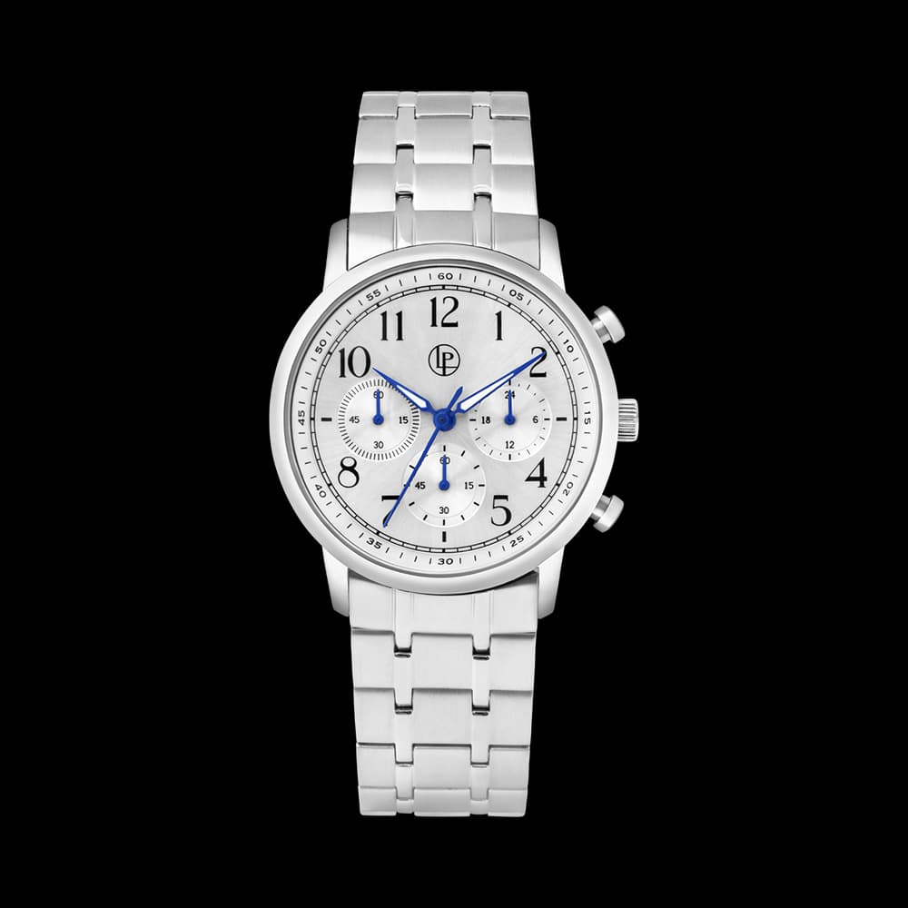 Louis Pion Montre quartz Homme Auguste Blanc