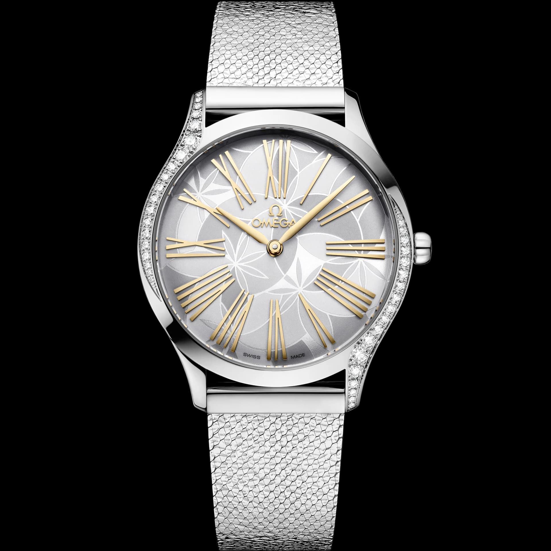 Omega De Ville 36 — cadran argenté