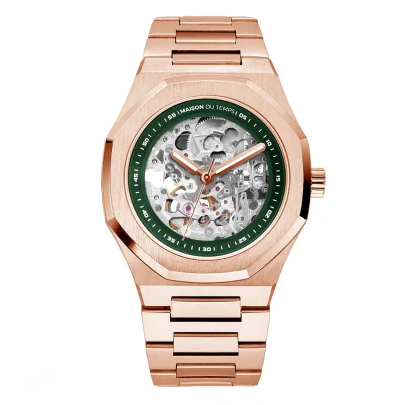 Maison du Temps Montre MTBeta Skeleton Rose Gold Acier 150-A