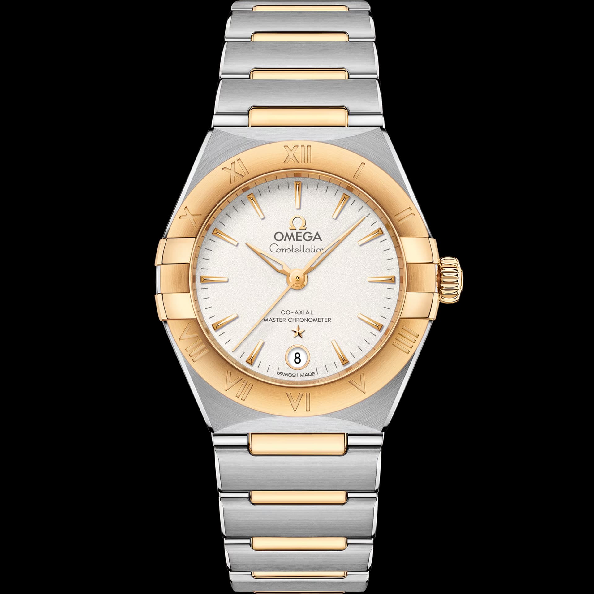 Omega Constellation 29 mm, acier - or jaune sur acier - or jaune