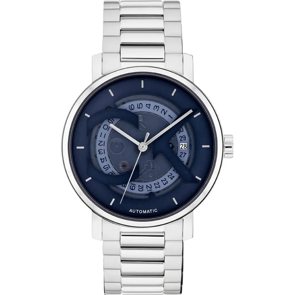 Calvin Klein Montre Calvin Klein Collection CK Iconic Automatic en Acier Argenté