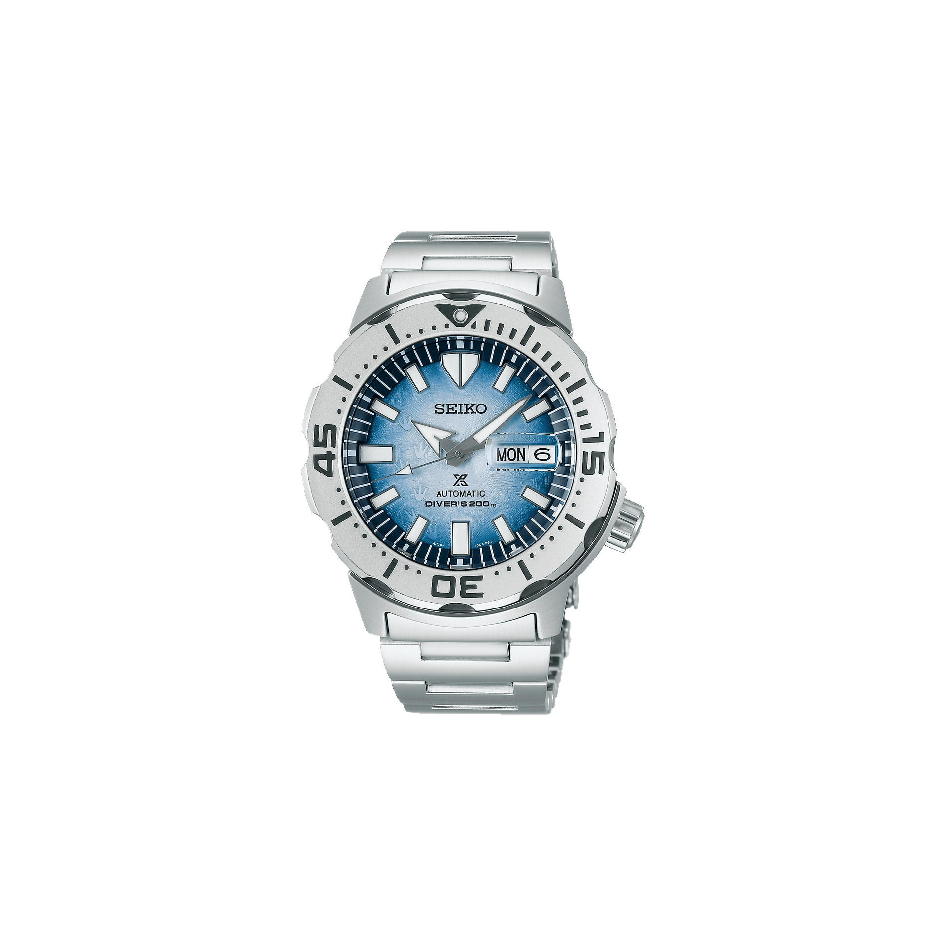 Seiko Prospex Monster — cadran bleu