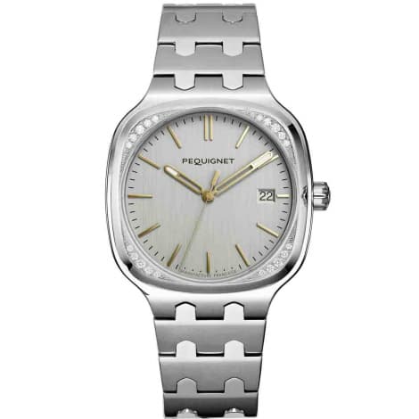 Pequignet Montre Pequignet Manufacture Concorde 20 Diamants - 40mm Automatique Cadran Argent - 9040339