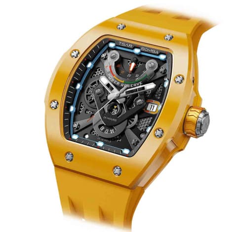 Tsar Bomba Montre Tsar Bomba - Atomic - Tout Céramique - Jaune - TB8226C-03