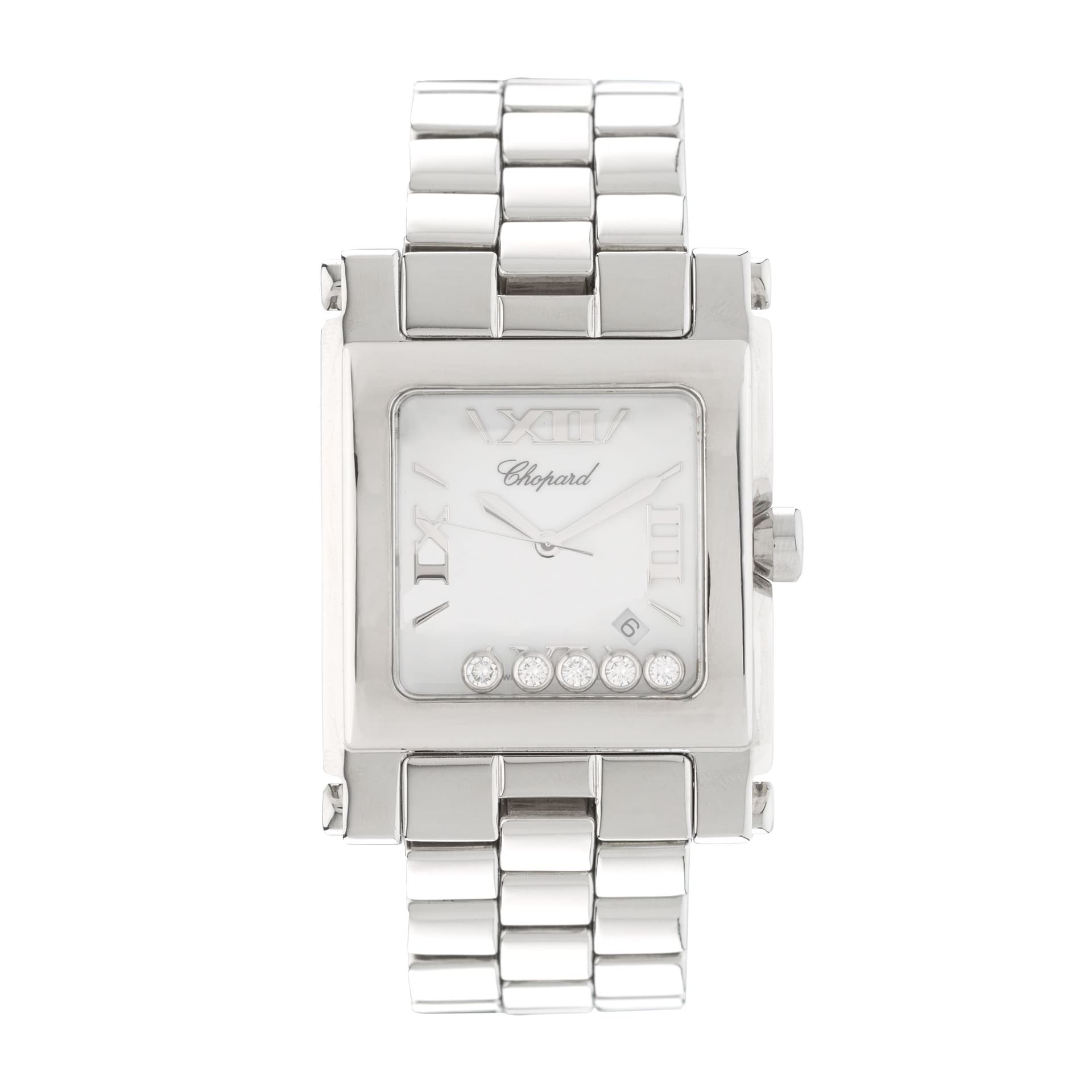 Chopard Montre Chopard Happy Sport Square XL quartz 35.5 x 32.0 mm Full Set 2009