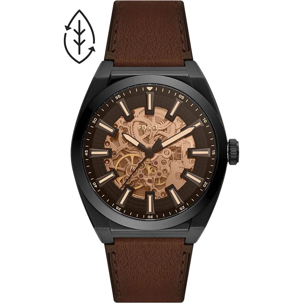 Fossil Everett — cadran noir