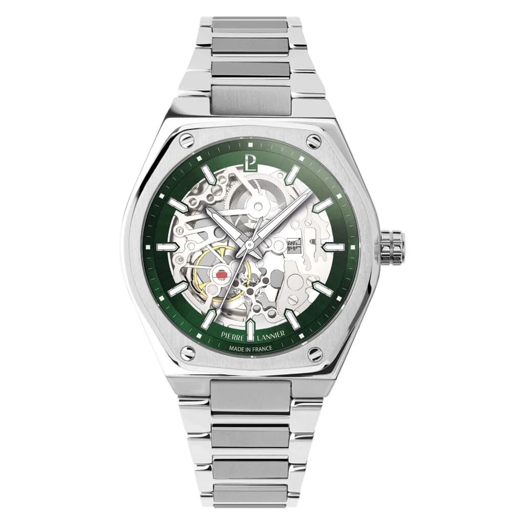 Pierre Lannier Montre Automatique Pierre Lannier Collection Automatic en Acier Argenté