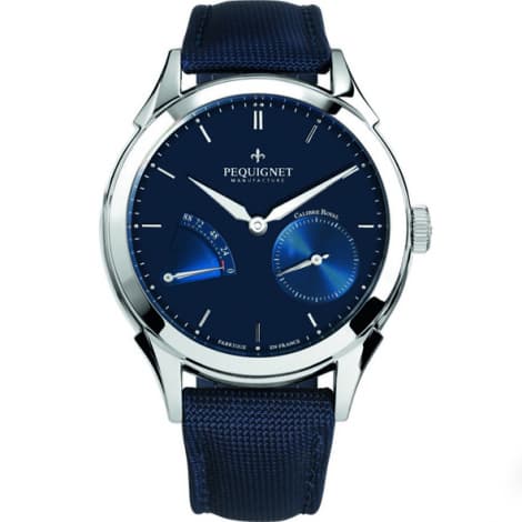 Pequignet Montre Pequignet Royale Origine Automatique Cadran Bleu - 9010173-COB