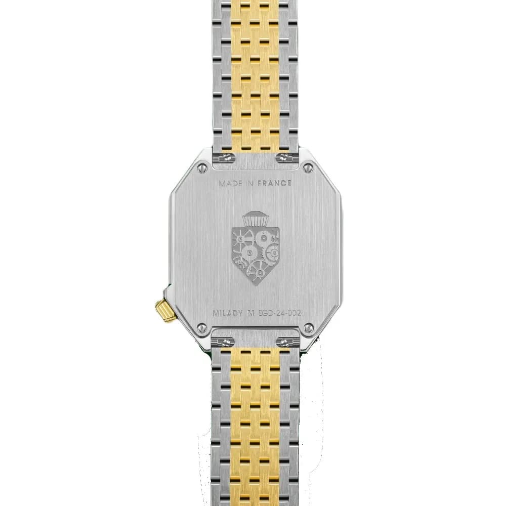 March LA.B Montre Milady MANSART Electrique Metallic - Acier 9 maillons bicolore