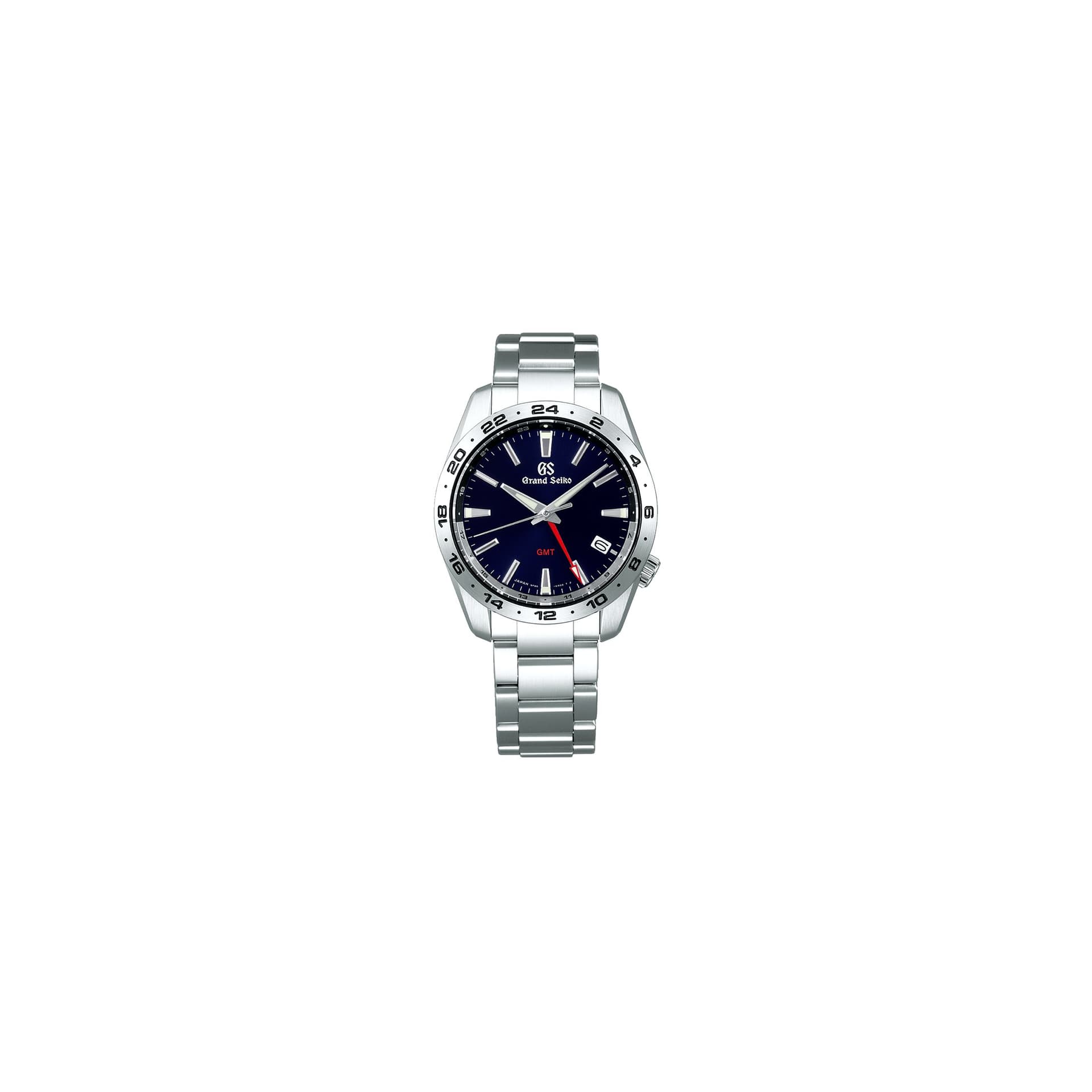 Grand Seiko Montre Grand Seiko Sport Quartz GMT cadran bleu bracelet acier 39 mm