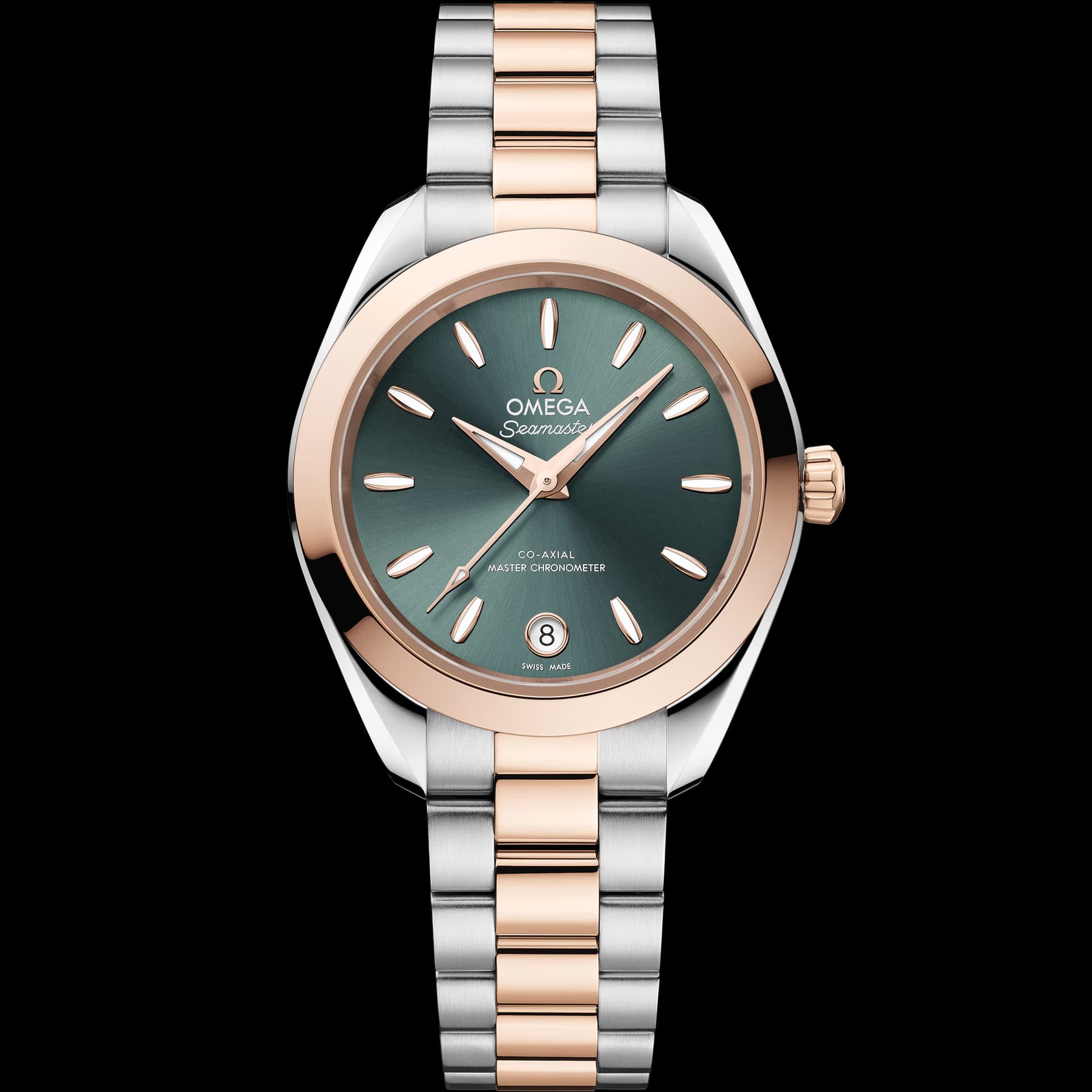 Omega Seamaster 30 mm, acier - or « Sedna™ » sur acier - or « Sedna™ »