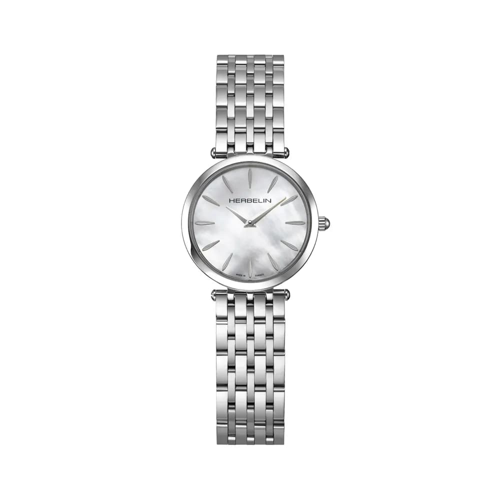 Michel Herbelin Montre quartz Femme Epsilon Nacre blanche
