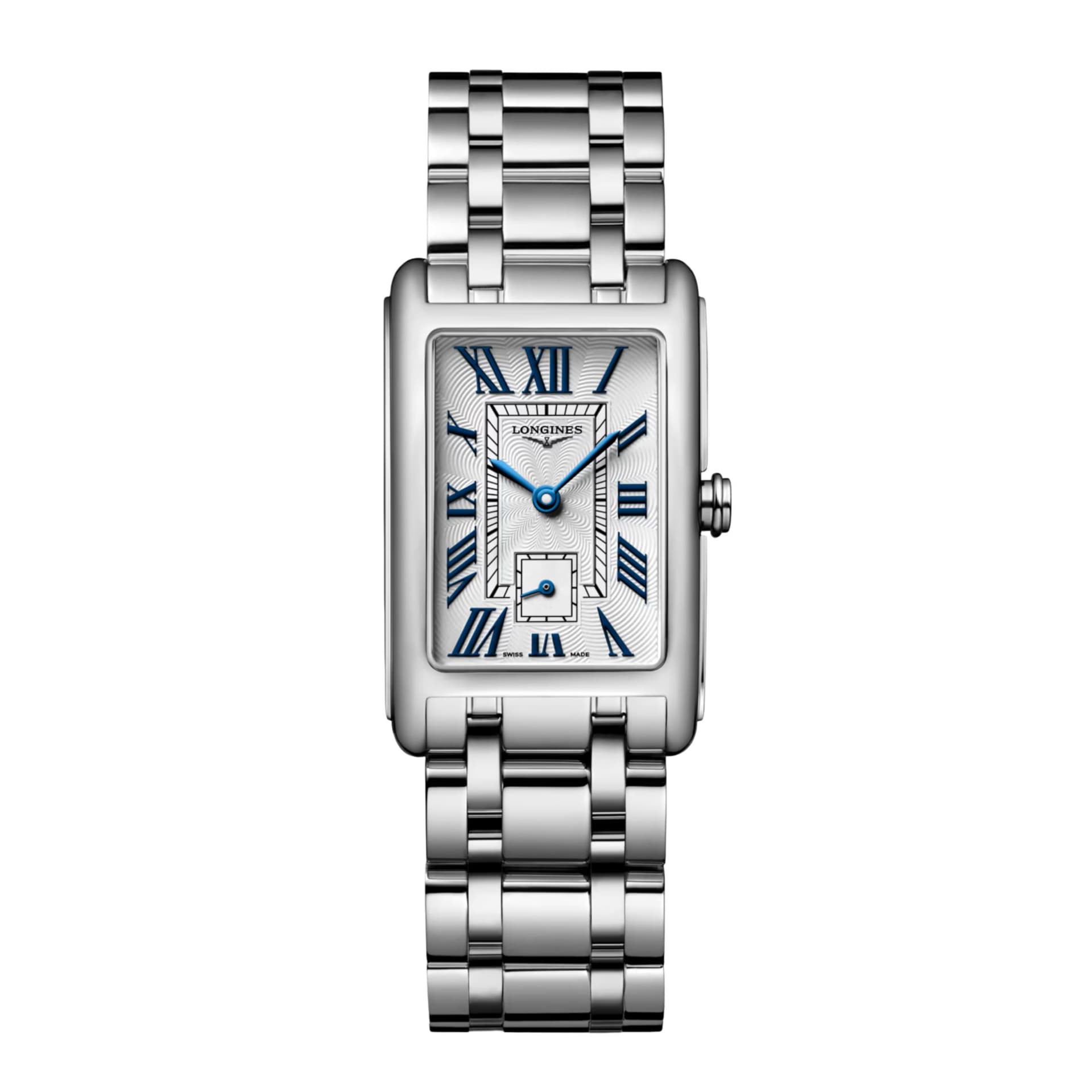 Longines Montre Longines DolceVita quartz cadran argenté bracelet acier 23.30 x 37 mm