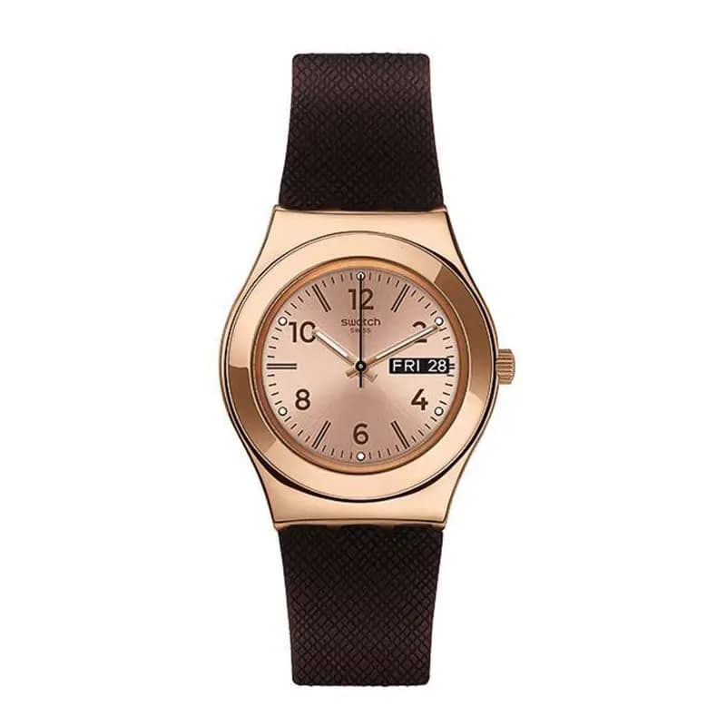 Swatch Montre Irony Medium Brownee YLG701