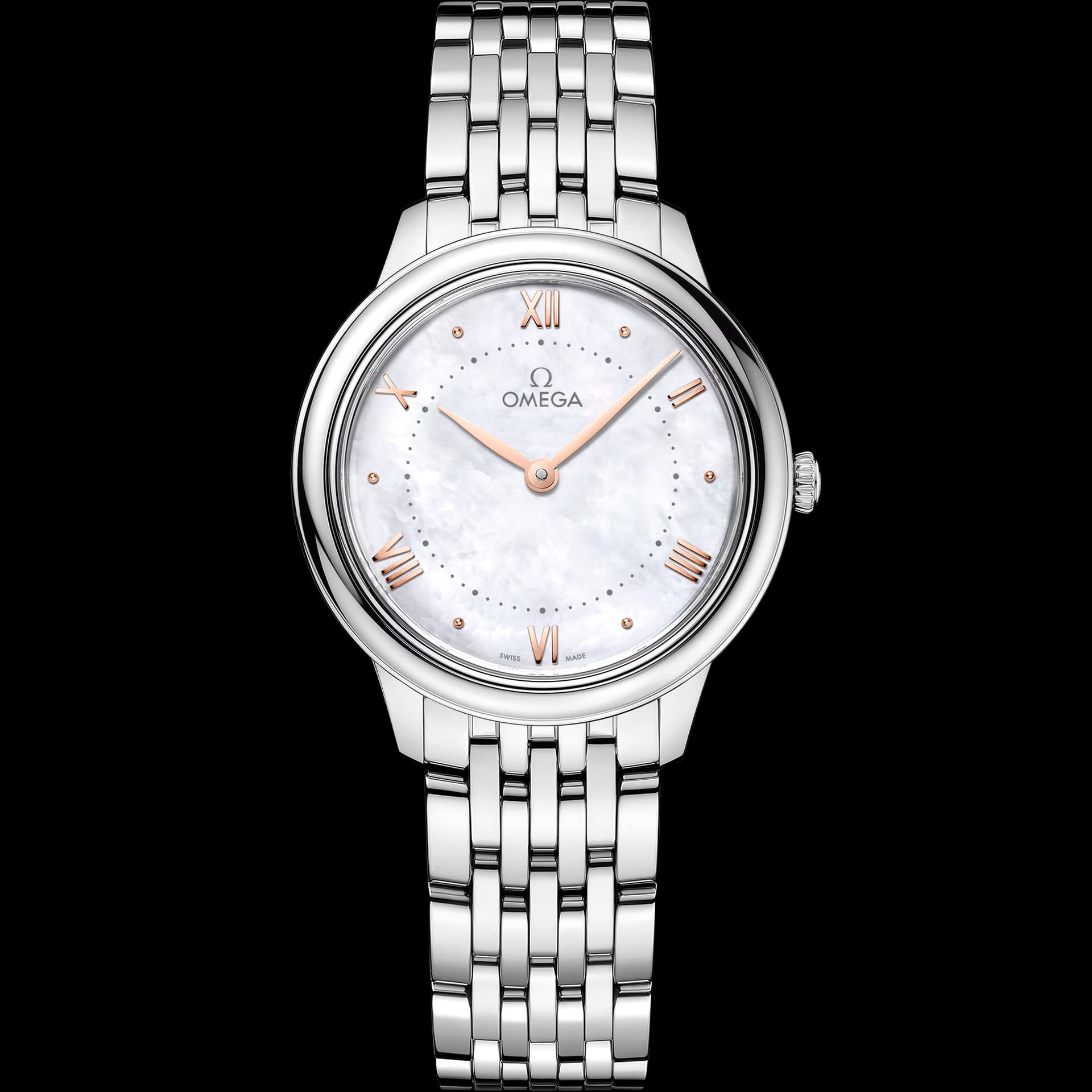 Omega De Ville 30 mm — cadran blanc