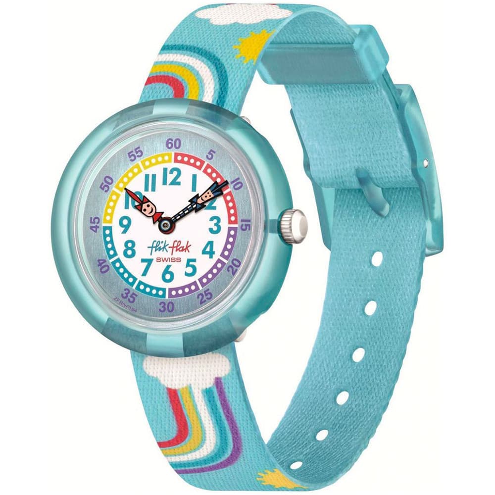 Flik Flak Montre Flik Flak Collection Color My Life en Biosource Bleu