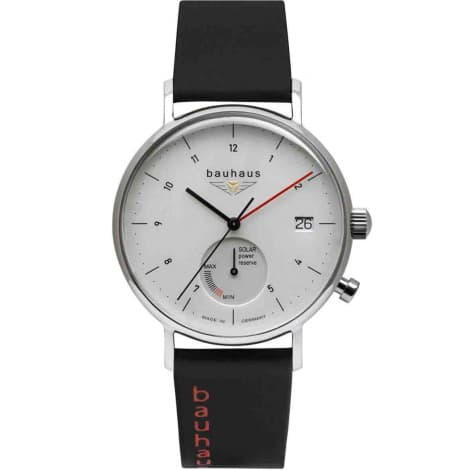Bauhaus Montre Bauhaus Classic Quartz Solaire - 41 mm- Cadran Argent - 21121