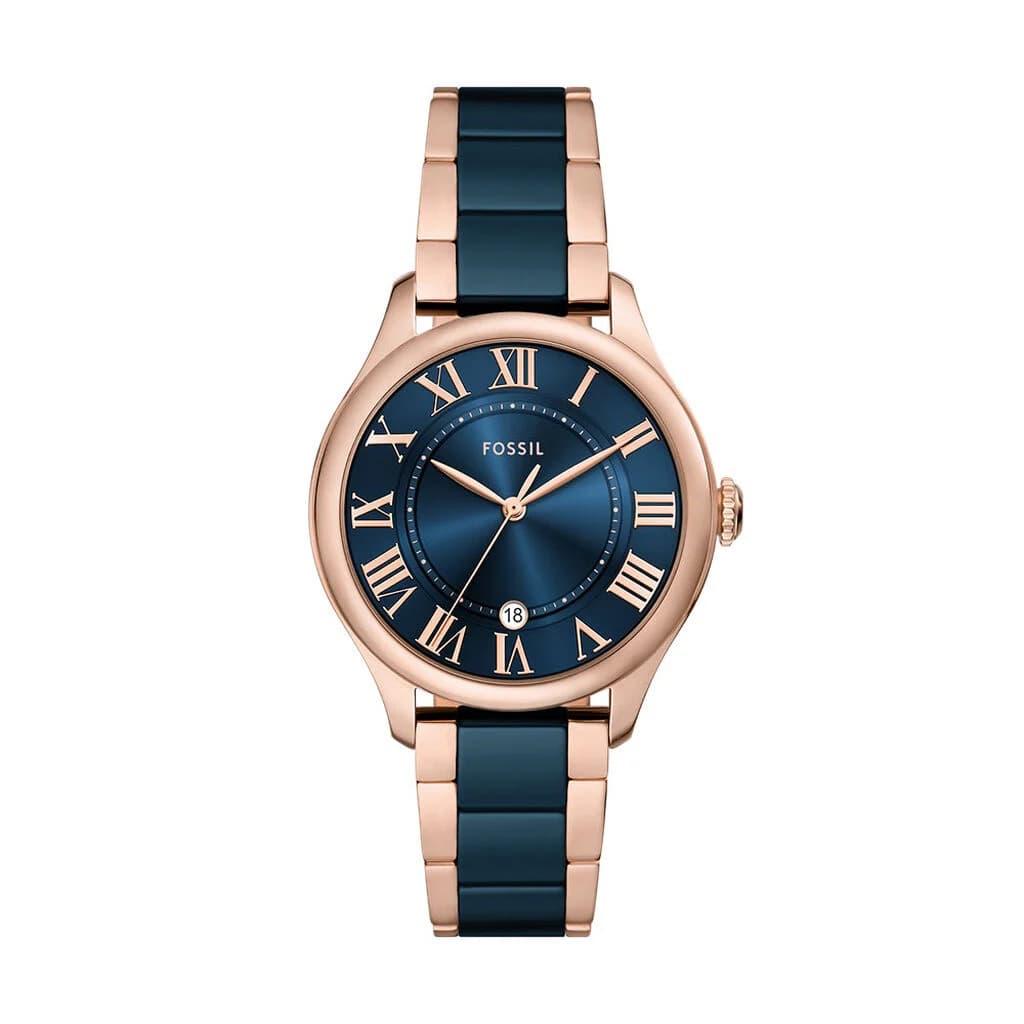 Fossil Gilmore — cadran bleu