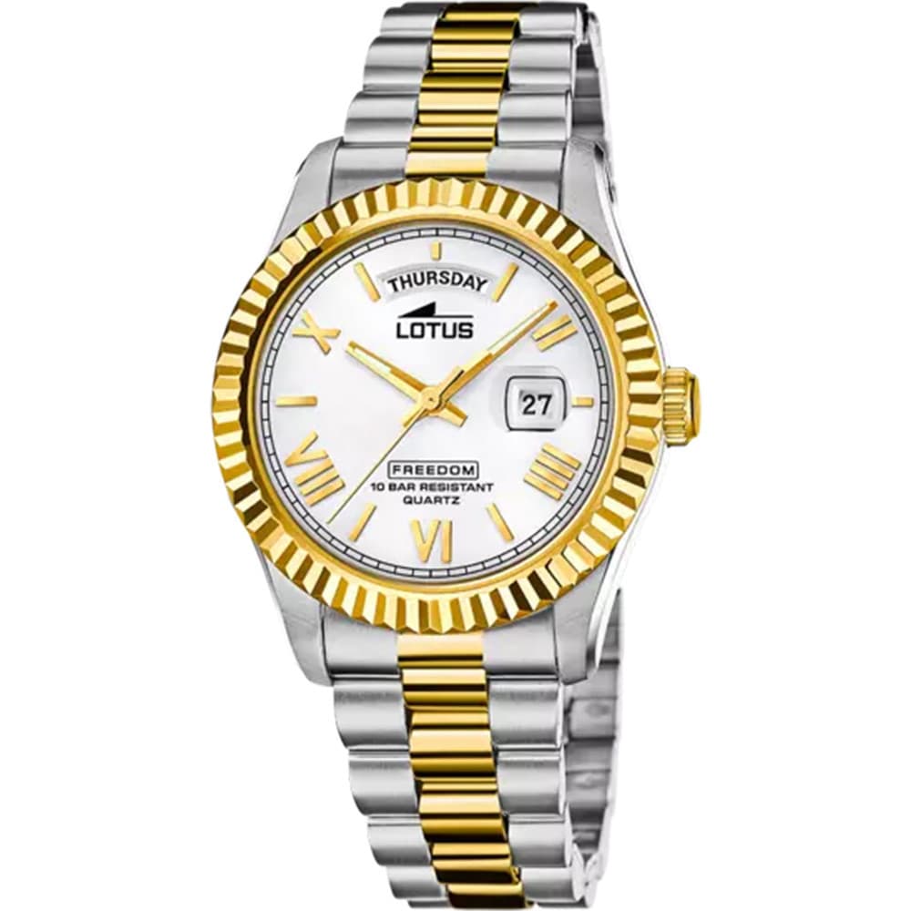 Lotus Montres Montre Lotus en Acier et PVD Bicolore