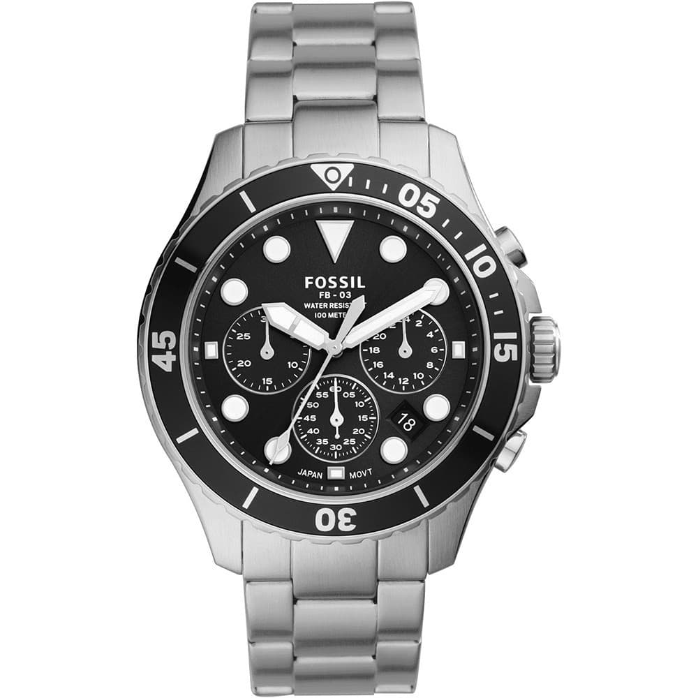 Fossil FB-03 — bracelet argenté