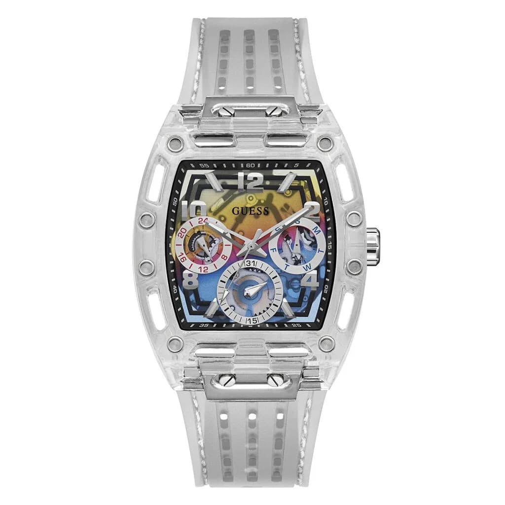 Guess Montre Guess Collection Phoenix en Silicone Transparent