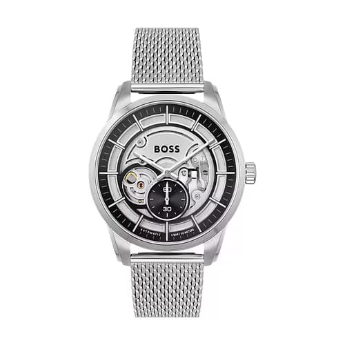 Hugo Boss Montre Analogique Homme Boss Acier Gris 1513945