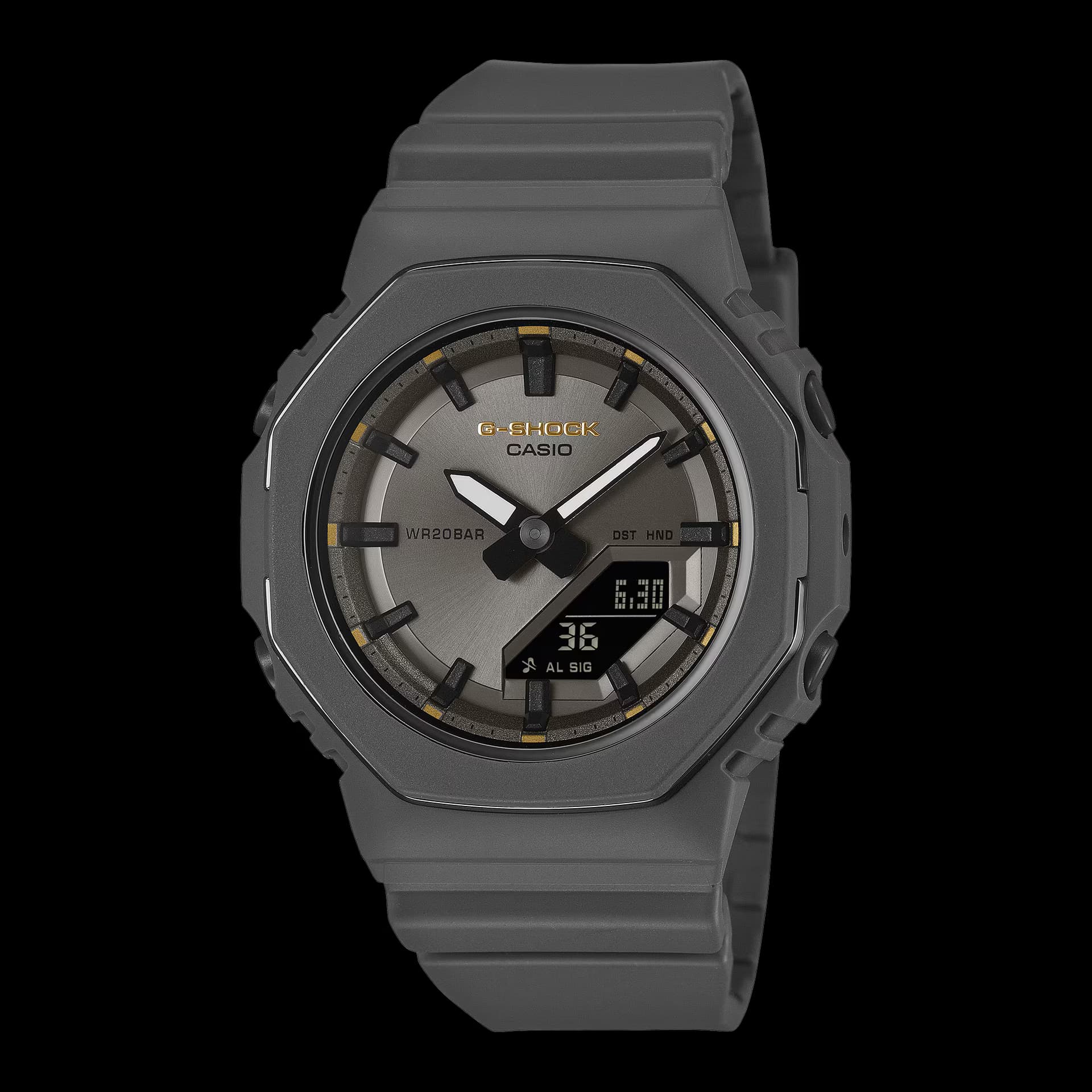 Casio GMA-P2126W — cadran gris