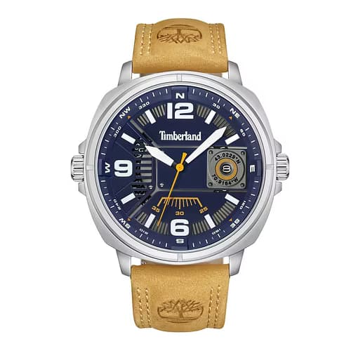 Timberland Montre Homme TIMBERLAND en Cuir Marron Etanche