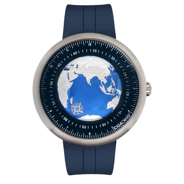 Daniel Gérard Montre Occasion CIGA design Mechanical Watch Blue Planet