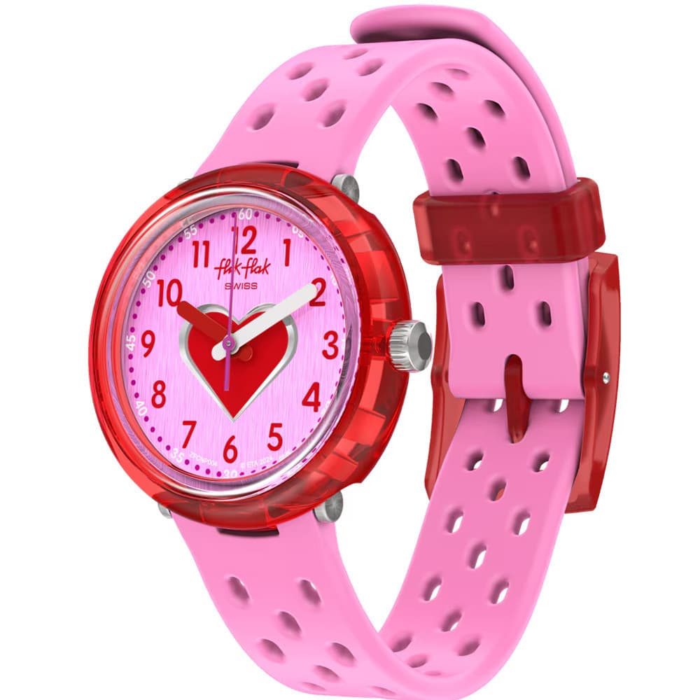 Flik Flak Montre Flik Flak Collection Fizz in Pink en Biosource Rose