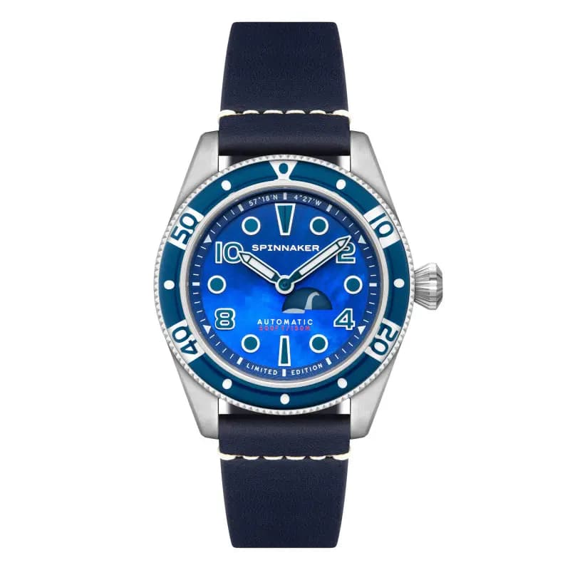 Spinnaker Montre Fleuss Automatic Nessie Pearl Diver Limited Edition - SP-5168-01 - Nessie Blue