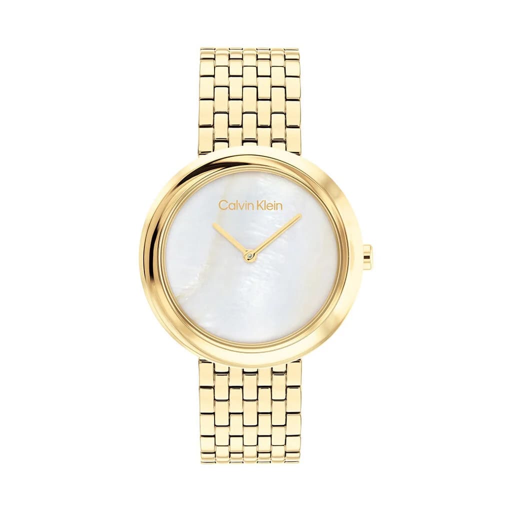 Calvin Klein Montre Calvin Klein Twisted Bezel Blanc