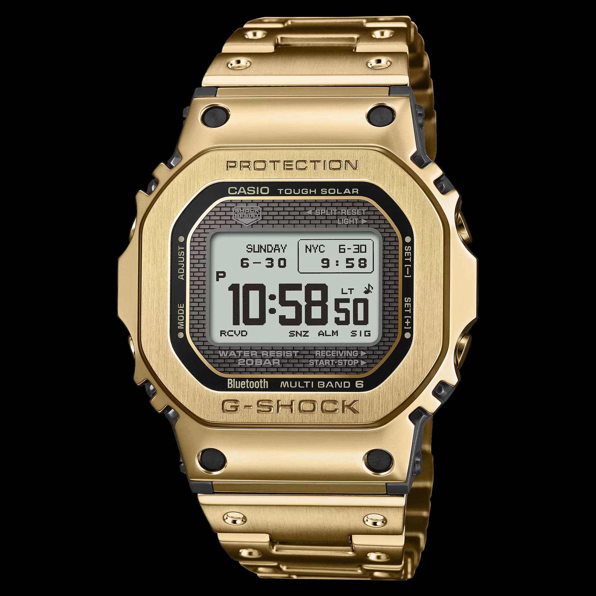 Casio G-Shock Série 5000 — boîtier doré