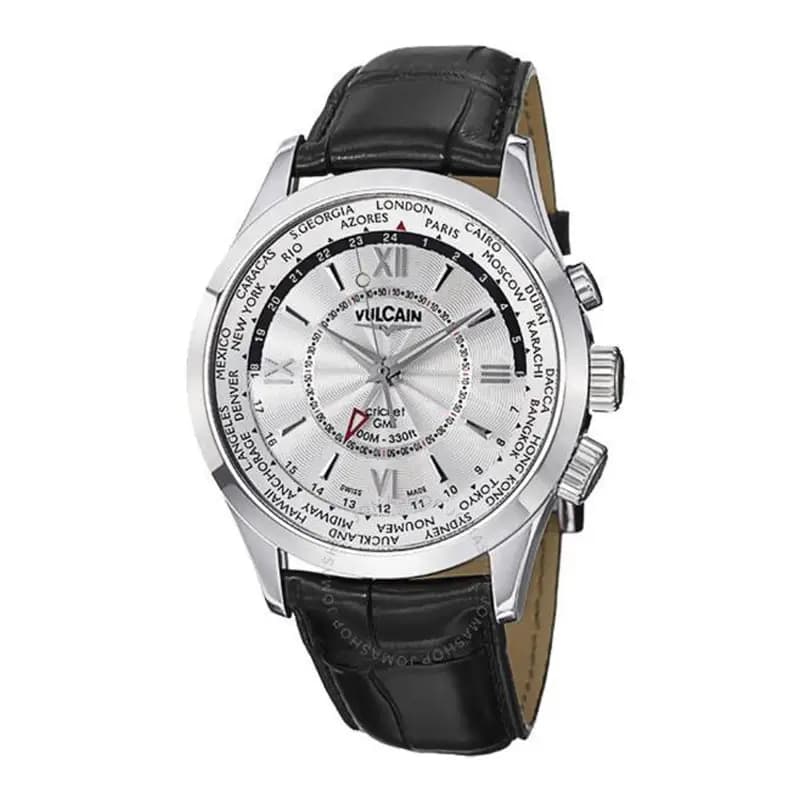 Vulcain Montre Homme Aviator GMT 100108.141LFBK