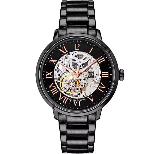 Pierre Lannier Montre Analogique Homme Pierre Lannier Acier Noir 316D439