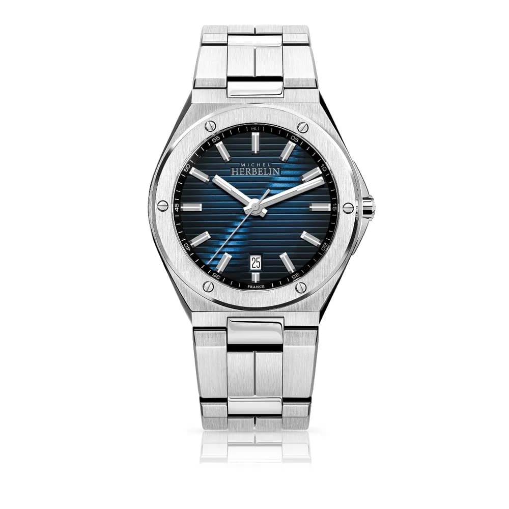 Michel Herbelin Montre quartz Homme Cap camarat Bleu foncé