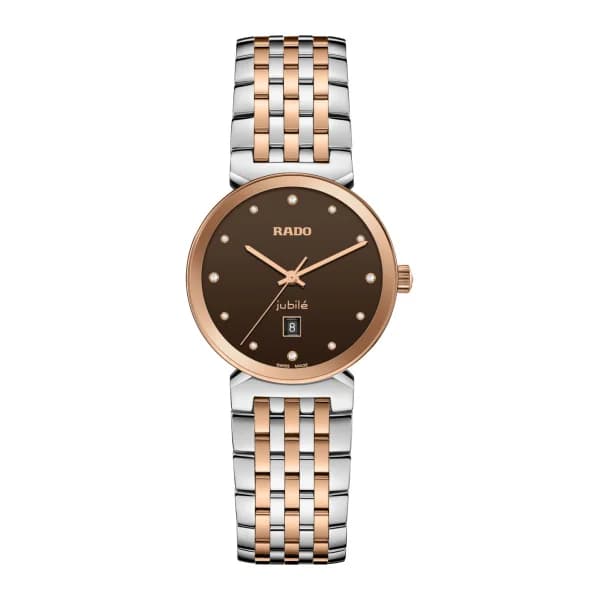 Rado Montre Rado Florence Diamonds Cadran Soleillé Brun 30 mm