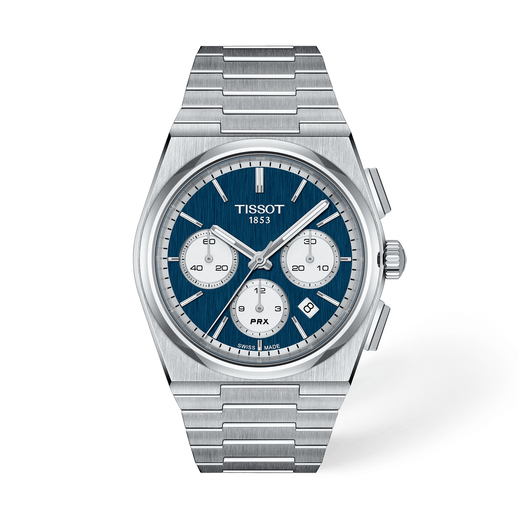 Tissot PRX Automatic Chronograph — cadran bleu