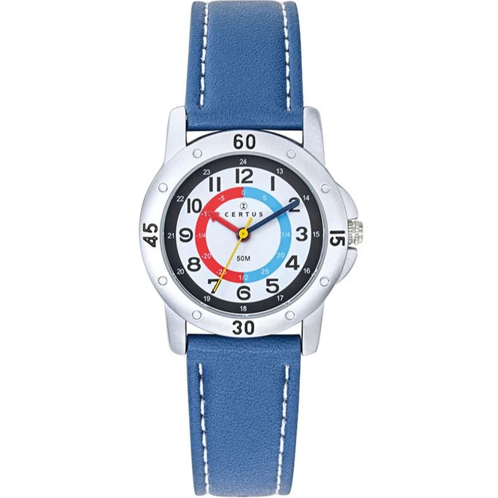 Certus Montre Certus en Cuir Synthétique Bleu