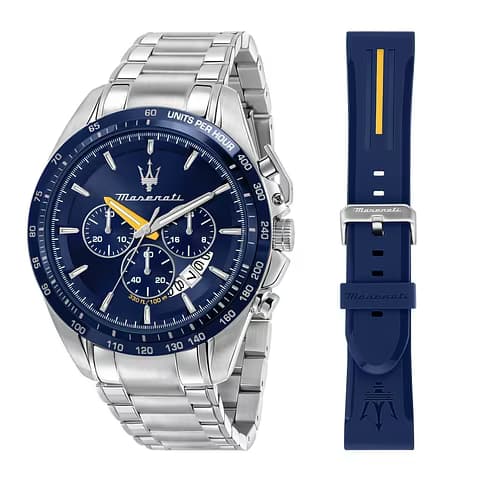 Maserati Coffret MASERATI Montre Homme en Acier et Bracelet Interchangeable