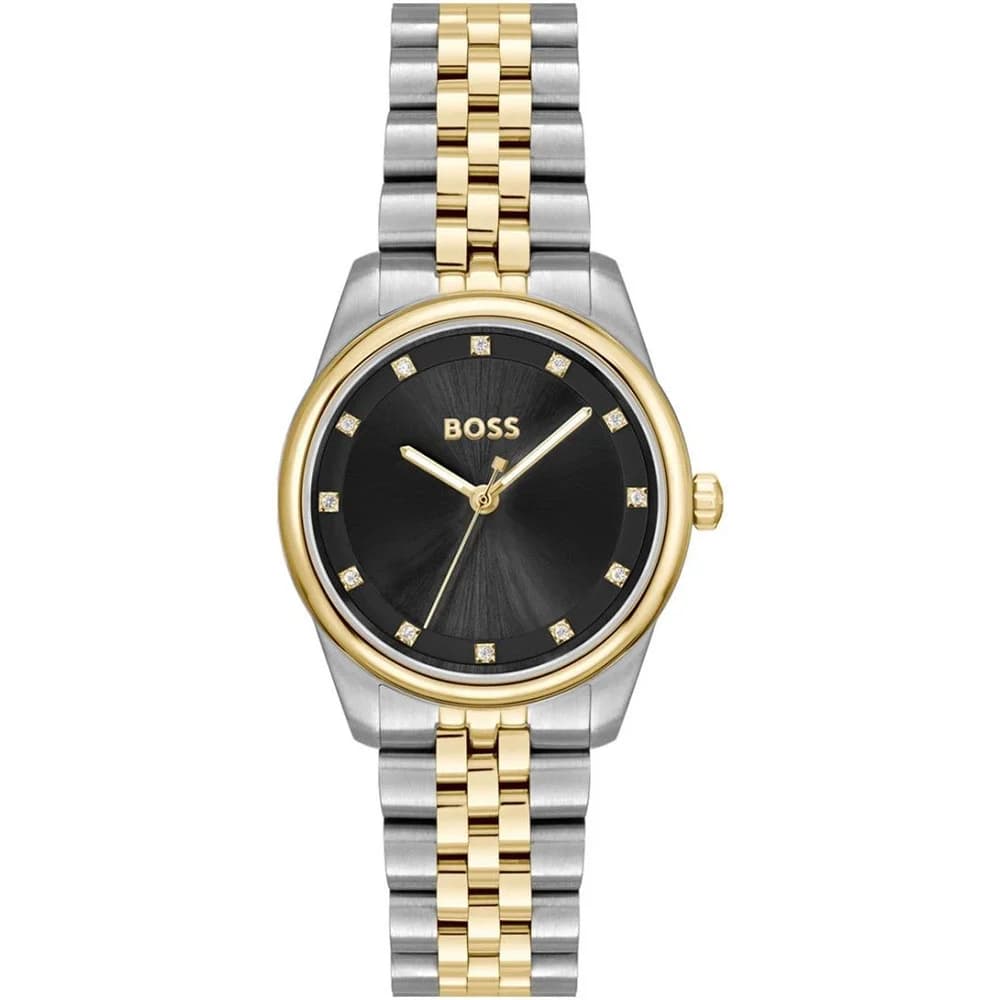 Hugo Boss Montre Boss Collection Graceful Precious en Acier et PVD Bicolore