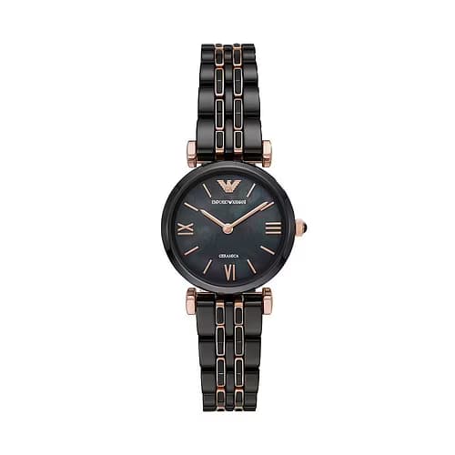 Emporio Armani Montre Analogique Femme Emporio Armani Céramique Bicolore AR70005