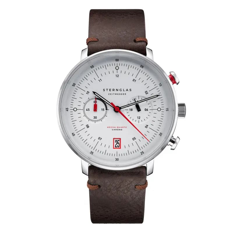 Sternglas Montre Hamburg Chrono Silver S01-HC10-VI11