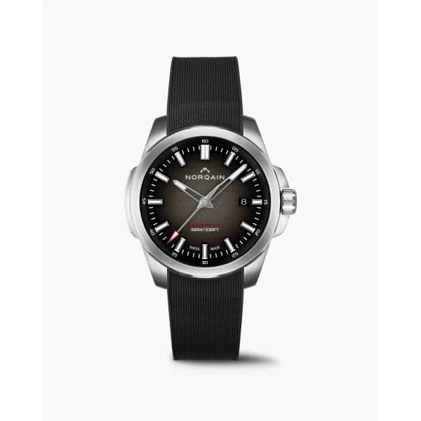 NORQAIN Montre Norqain Independence 40mm Brown Gradient Bracelet Caoutchouc