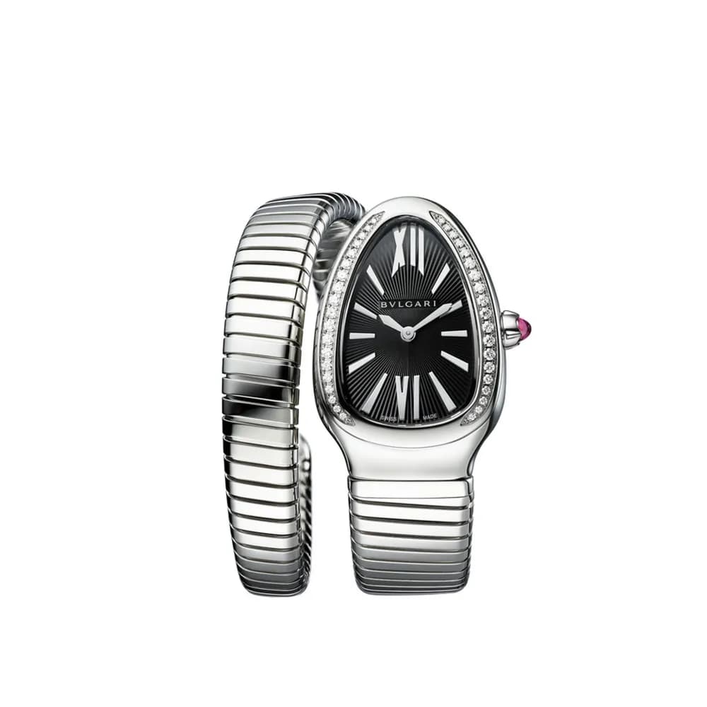 Bulgari Montre quartz Femme Serpenti Noir